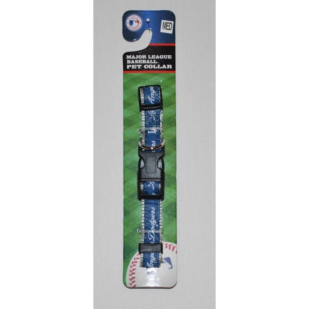 NWT MED * Dodgers Dog Collar * Adjustable